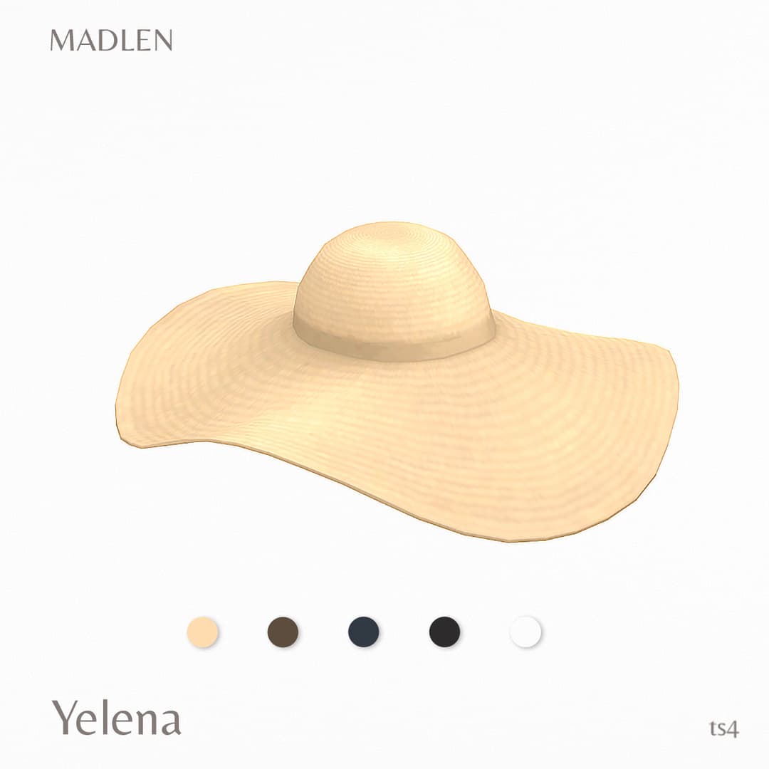 Галерея мода Купальник и шляпа Yelena Set #1